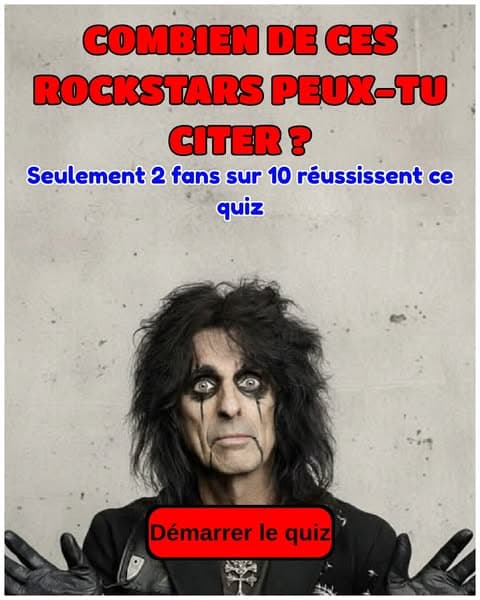 Tu crois connaître l'histoire du rock ? Prouve-le avec ce quiz