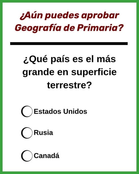 La mayoría de la gente olvida los fundamentos de la geografía - ¿Puedes aprobar este cuestionario?