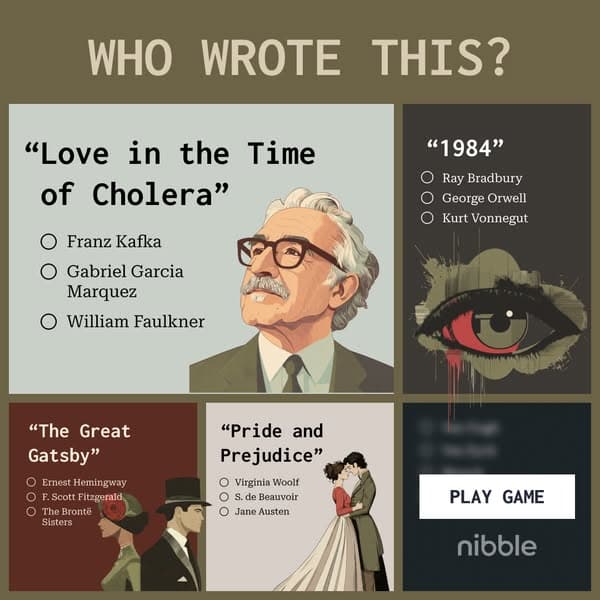📖 Who Wrote This? Test Your Knowledge!