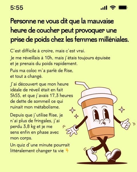 Essayez l'appli GRATUITEMENT. 😴