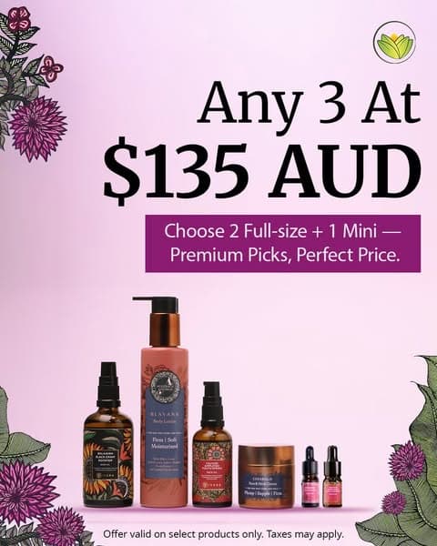 Buy Any 3 At $135 AUD!