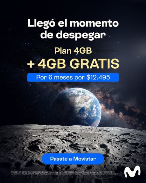 Volá con tu plan Movistar 🧑🚀