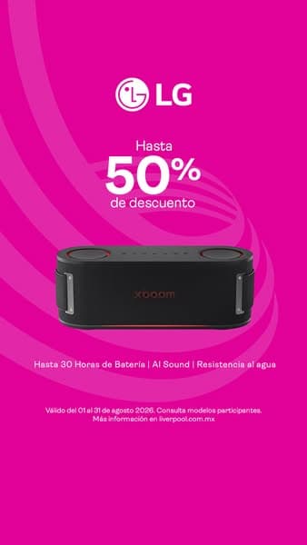 Hasta -50% en Bocinas LG