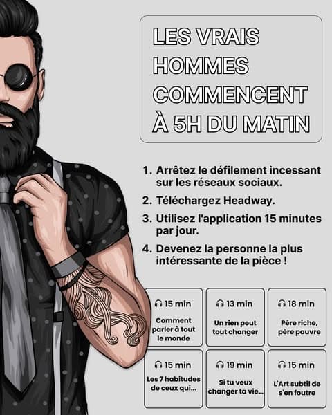 Le PDG moyen lit 52 livres par an — Headway t'y emmène 📚