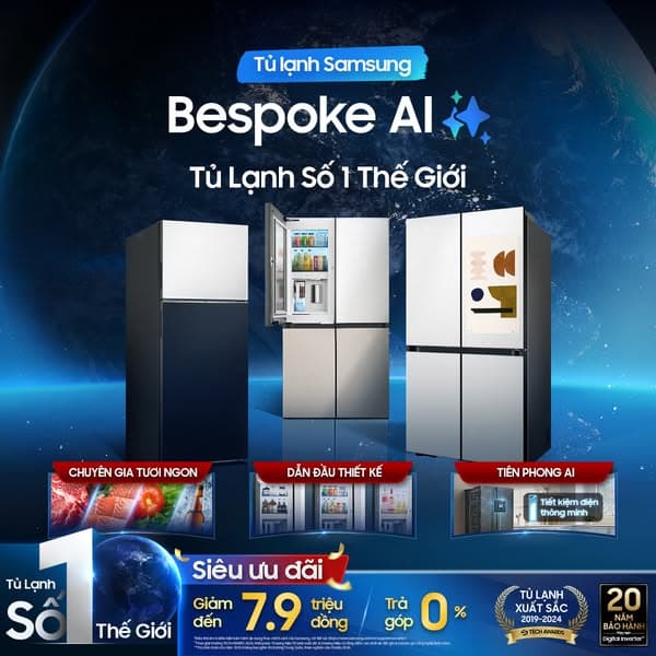 TỦ LẠNH SAMSUNG BESPOKE AI