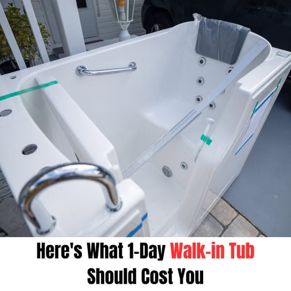 Here’s What a 1-Day Walk-in Tub Should Cost You