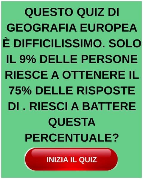 La maggior parte degli adulti non riesce a superare questo quiz di geografia europea