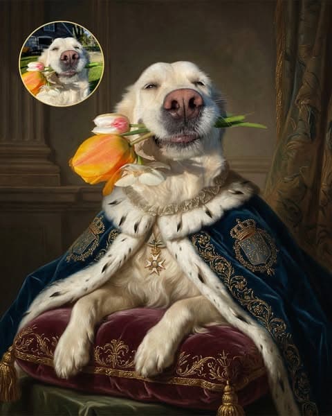 Custom Pet Portrait Within Seconds