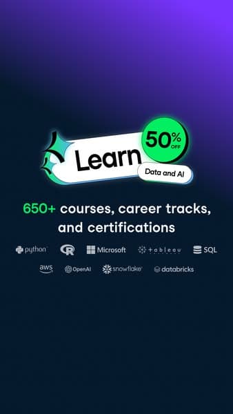 Save 50% on a Year of Learning