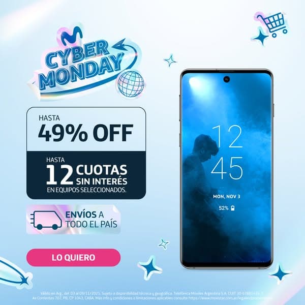 Aprovechá CYBER MONDAY 📱✨