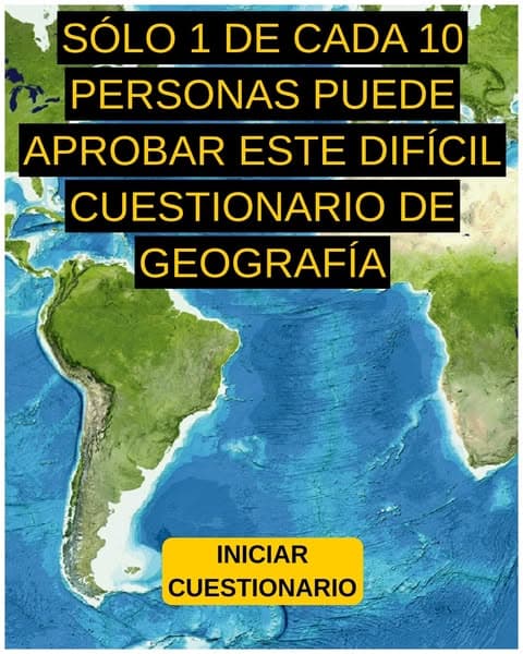 La mayorÃa de los adultos suspenden esta sencilla prueba de geografÃa, ¿lo harás tú?