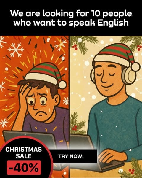 📱Learn English Anytime, Anywhere – 40% Off