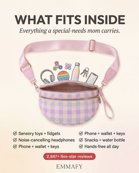 The Autism Mom's Crossbody.