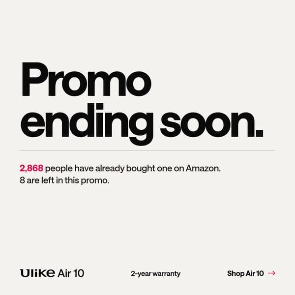 Say Goodbye to Hair - Shop Ulike Air10βs Fast & Painless Hair Removal Now!