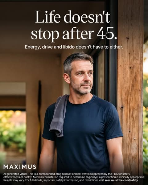 Testosterone declines by 1% every year after 30