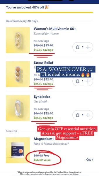 Ritual's Reset Sale is here! Take 40% off sitewide!