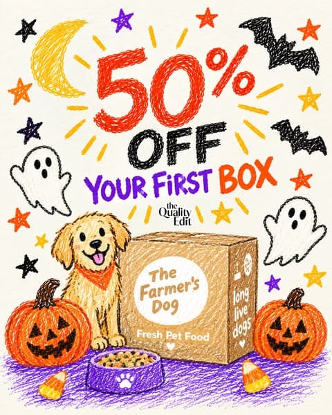 Vet-Developed Peace of Mind: 50% Off The Farmer’s Dog