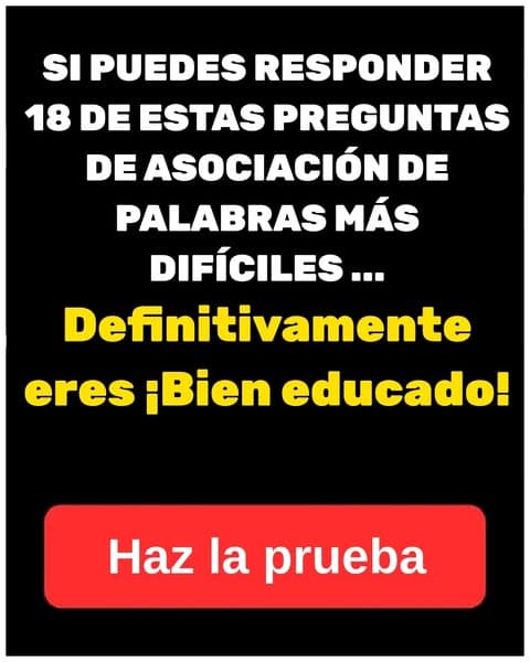 La mayorÃa de la gente fracasa en este reto de asociación de palabras, ¿lo harás tú?