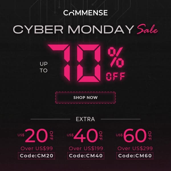 🛒Get ready to rock the trend with Commense!