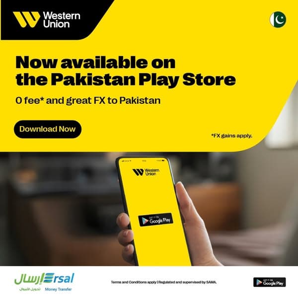 0 fee* and great FX to Pakistan