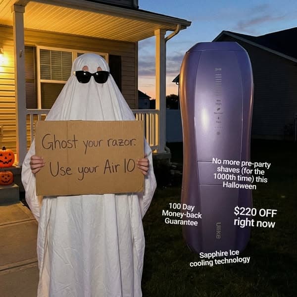 Ghost your razor this Halloween