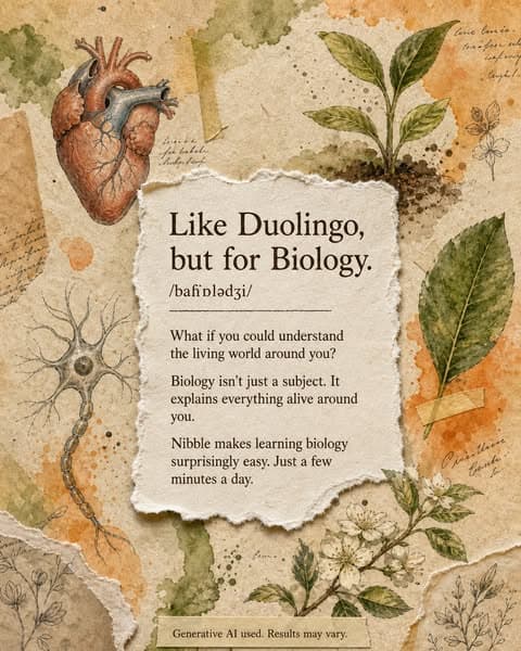 🔬 Biology, but Bite-Sized!