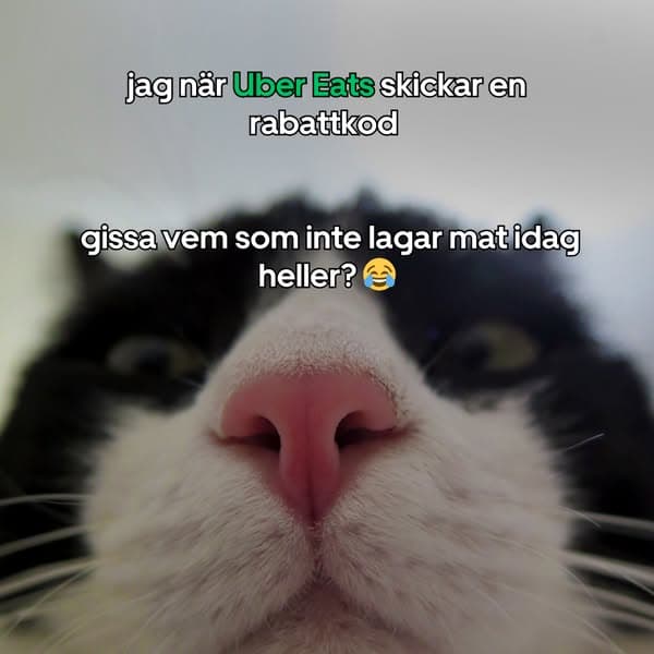 Beställ nu på Uber Eats