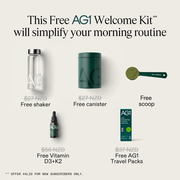 Don’t miss your AG1 offer