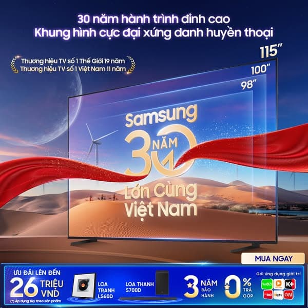 Samsung TV cực đại mọi khoảnh khắc