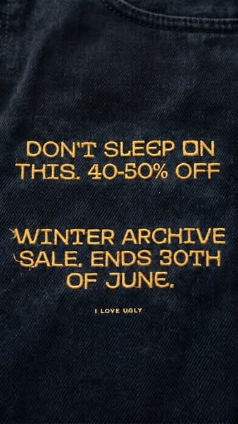 40β50% OFF SELECTED ITEMS