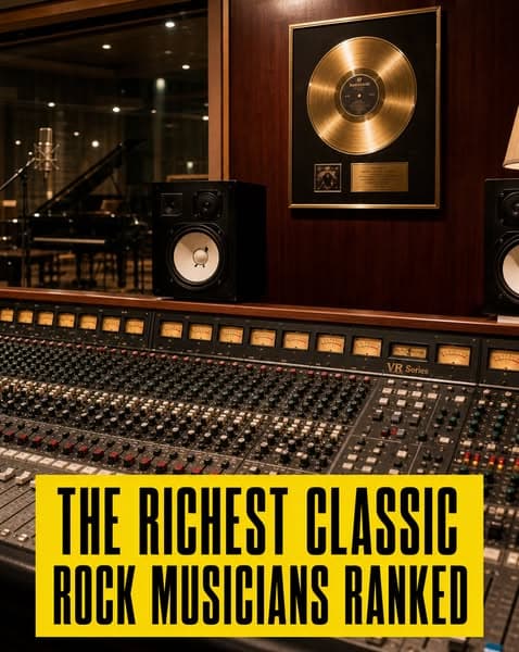 25+ Classic Rock Legends With The Highest Net Worths