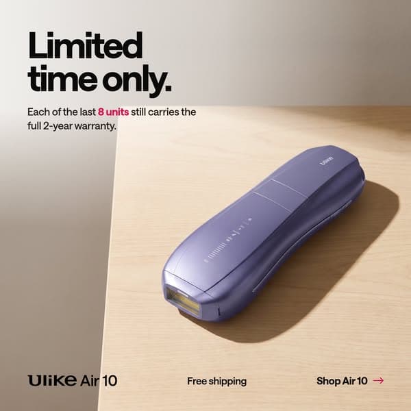 Say Goodbye to Hair - Shop Ulike Air10βs Fast & Painless Hair Removal Now!