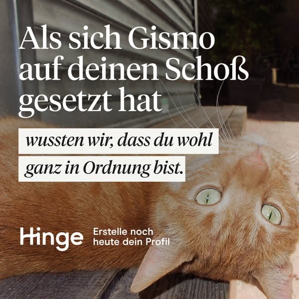 Finde echte Gefühle.