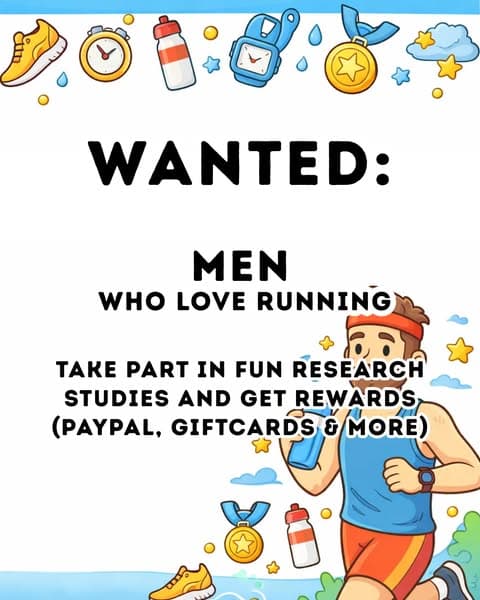 Attention! All men in the UK who like running! Join today!
