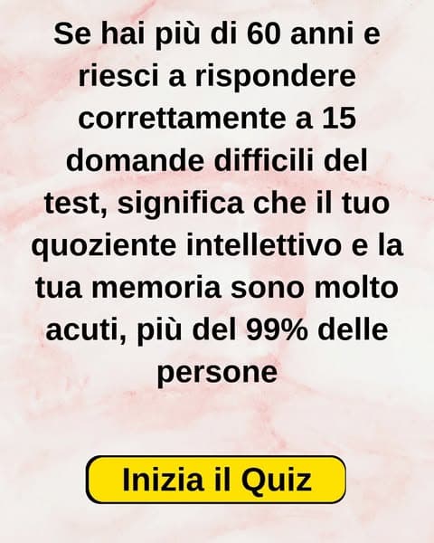 Sei in grado di superare un test di conoscenza generale? La maggior parte degli adulti non è in grado di farlo