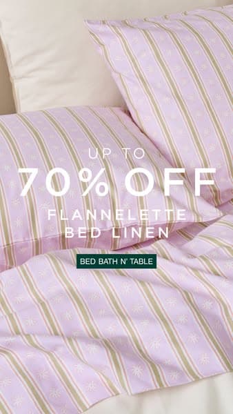 Up to 70% Off Flannelette Sheets