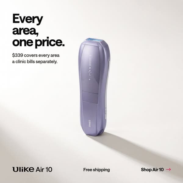 Say Goodbye to Hair - Shop Ulike Air10βs Fast & Painless Hair Removal Now!