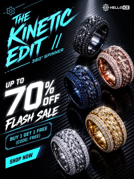 🌀 BOGO Spinner Rings — From $9.9!