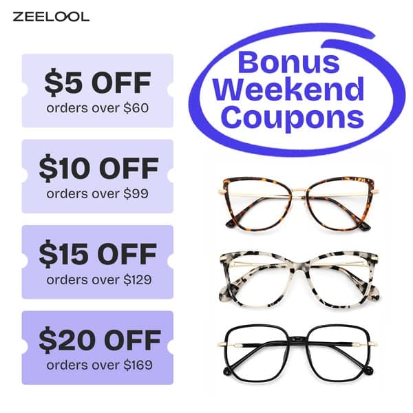 Get 65% OFF selected frames– Weekend Only