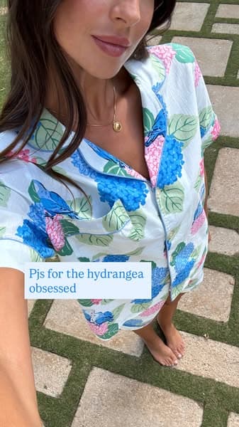 New Hydrangea Pajamas