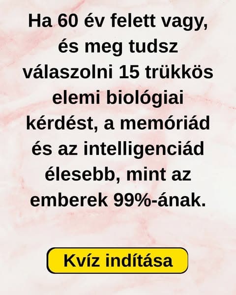 Tegye le az általános iskolai biológia kvízt most 👉 👉 👉 👉