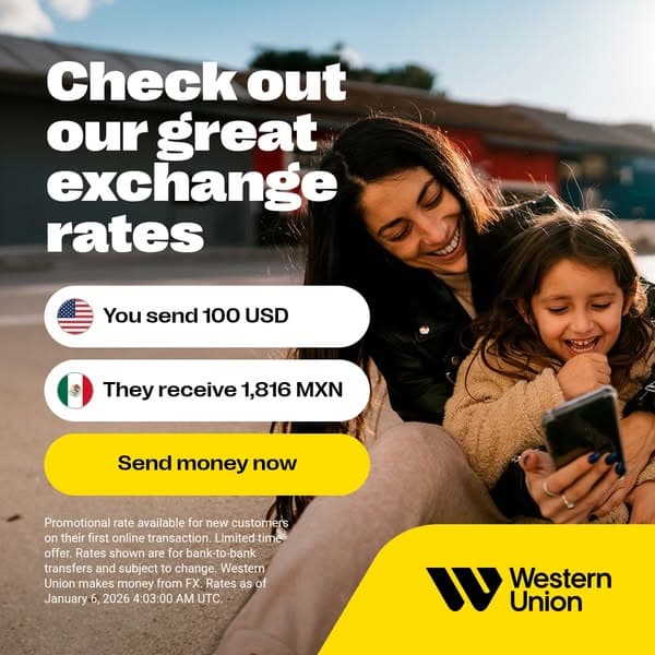 Send money with Western Union