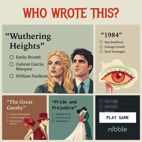 📖 Who Wrote This? Test Your Knowledge!