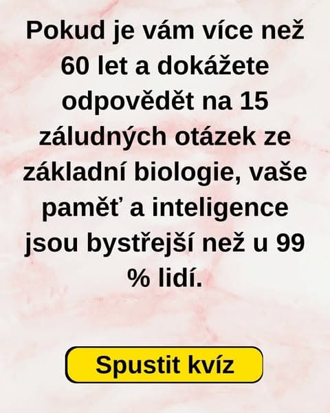 Vyzkoušejte si biologický kvíz pro základní školy 👉 👉 👉 👉