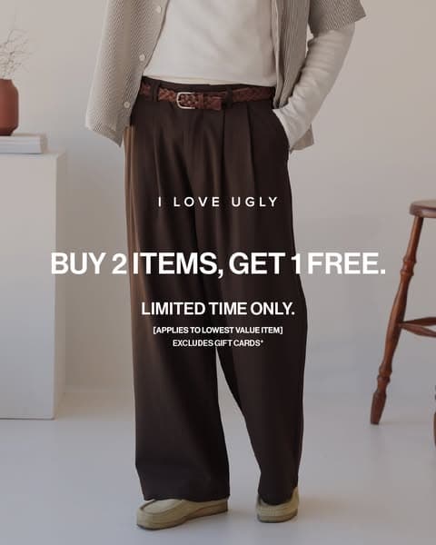 Three Pieces. Price of Two.