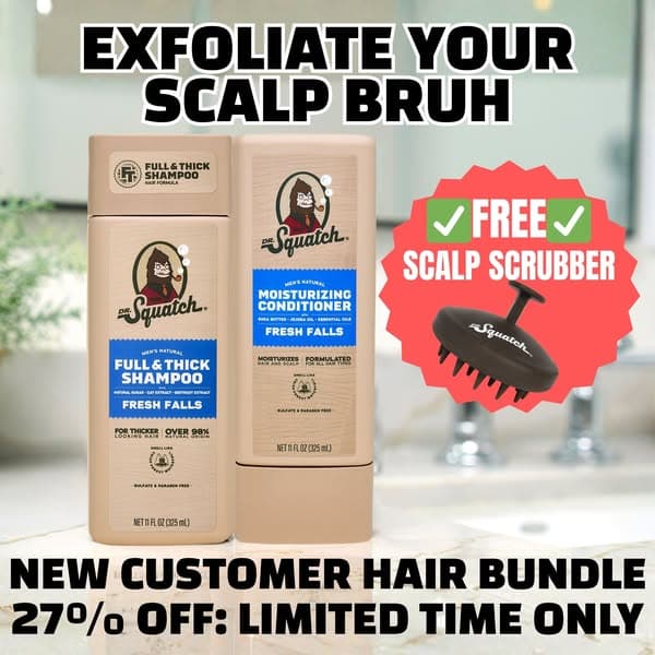 π₯ FREE SCALP SCRUBBER + 27% OFF πͺ