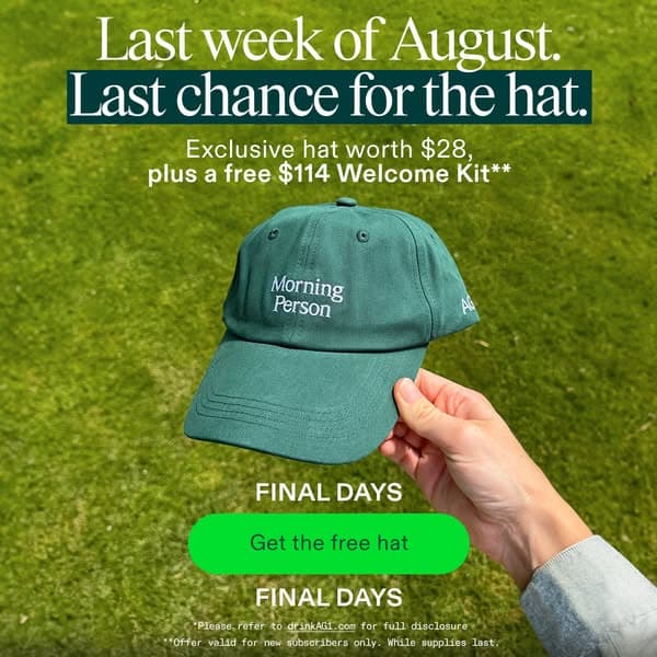 Last Chance: Free Morning Person Hat 🚨