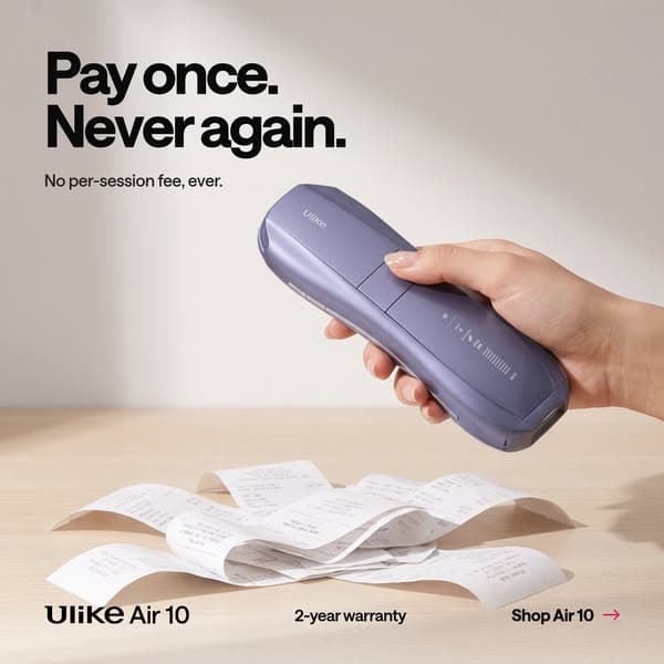 Say Goodbye to Hair - Shop Ulike Air10’s Fast & Painless Hair Removal Now!