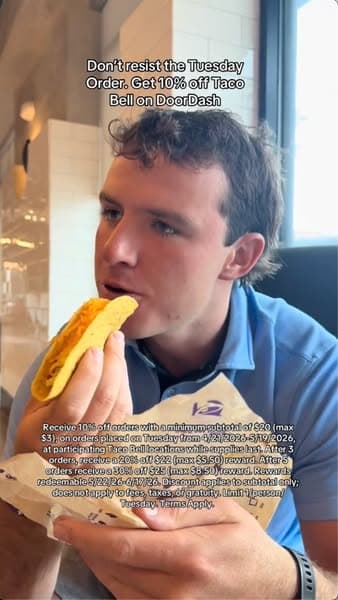 Order Taco Bell on DoorDash