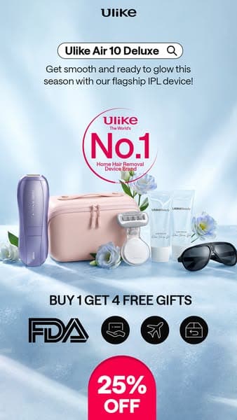 Ulike Air 10 Ice-Cold IPL. Zero Pain.